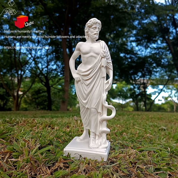 BA0001191209013_A 阿斯克勒庇俄斯|希臘天然雪花石膏雕像|產品代碼 BA0001191209013