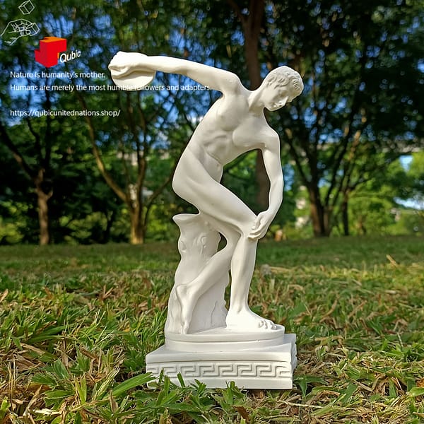 BA0001191209023_A 擲鐵餅者|希臘天然雪花石膏雕像|產品代碼 BA0001191209023