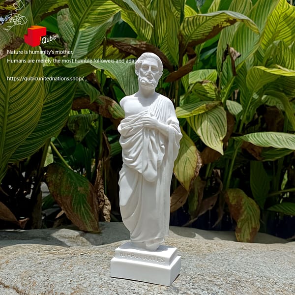 BA0001191209030_A 希波克拉底|希臘天然雪花石膏雕像|產品代碼 BA0001191209030