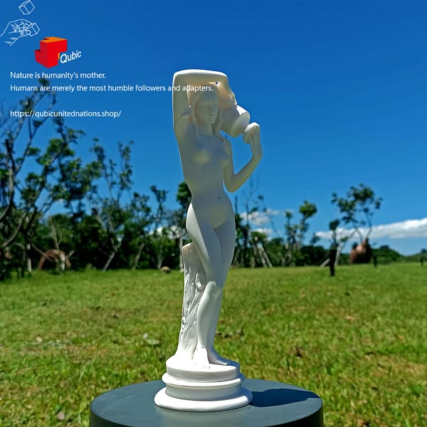 BA0001191209032_C 少女與九頭蛇|希臘天然雪花石膏雕像|產品代碼 BA0001191209032