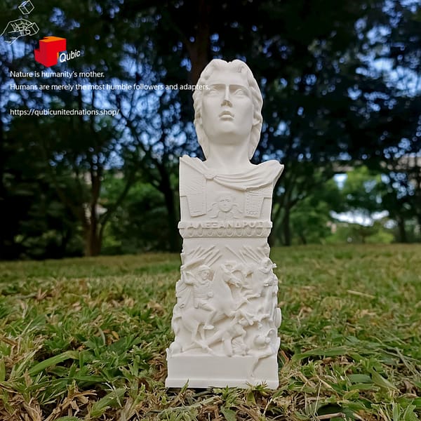 BA0001191209042_A 亞歷山大大帝半身像|希臘天然雪花石膏雕像|產品代碼 BA0001191209042