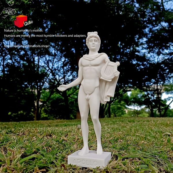 BA0001191209099_A 手持豎琴的阿波羅神|希臘天然雪花石膏雕像|產品代碼 BA0001191209009